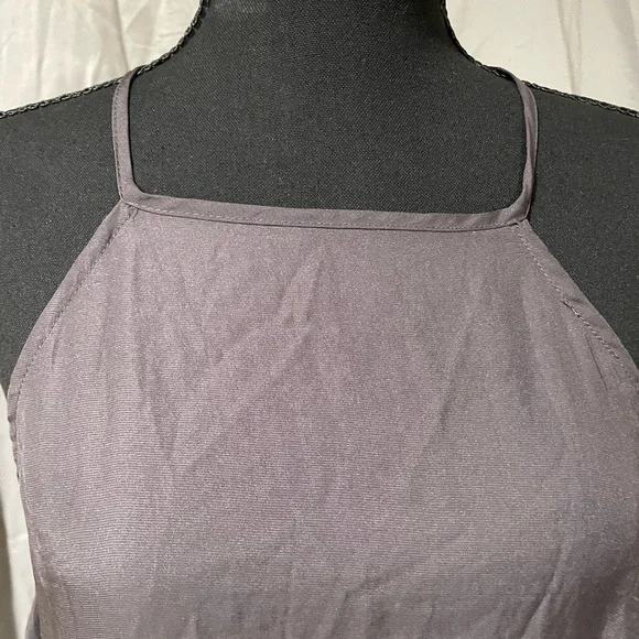 Free People Intimately Halter Mini Dress in Deep Gray - Picture 3 of 5